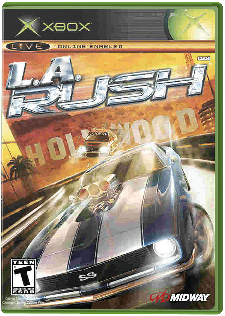 LA Rush box art for Xbox